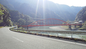 ロードバイク　ロングライド　熊本県八代市～人吉市　橋